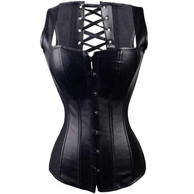 Corset en cuir