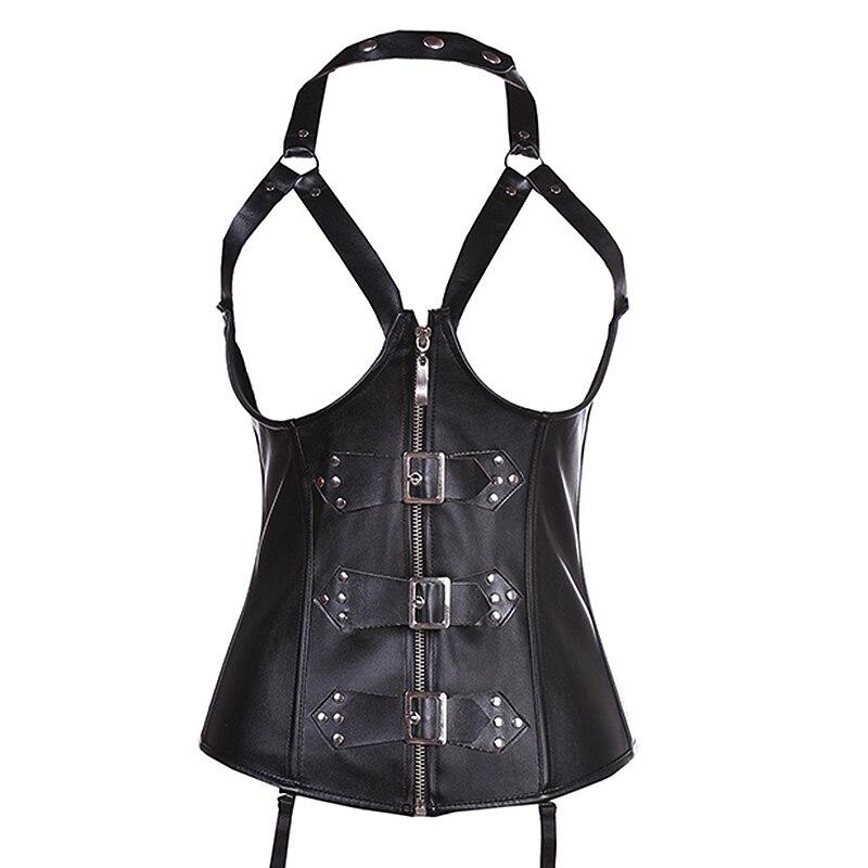 Corset en cuir