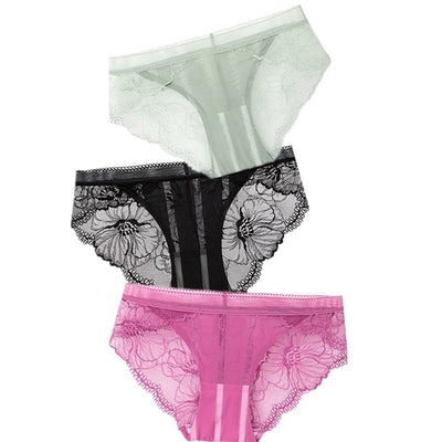 Culotte en dentelle 3 pièces