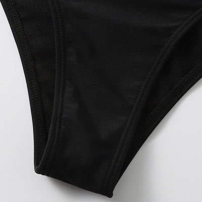 Maillot de bain deux pièces à volant