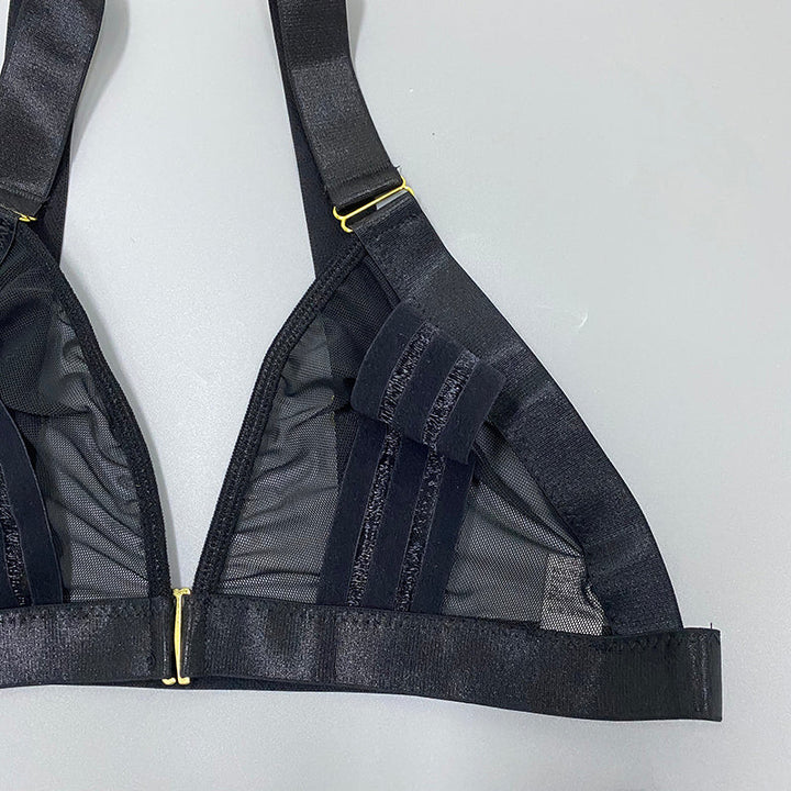 Ensemble de sous-vêtements rayés 3 pièces