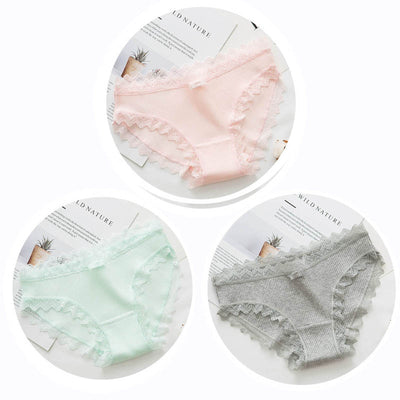 Slip en coton 3 pièces