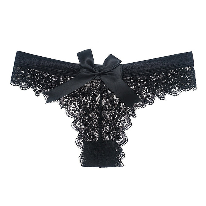 String en dentelle avec nœud décoratif