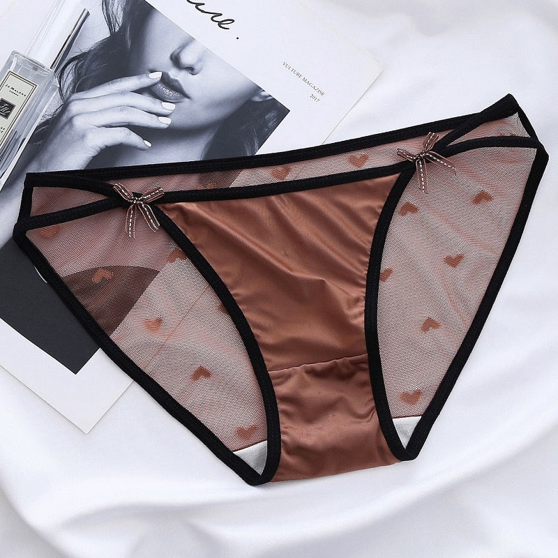 Slip avec un motif coeur