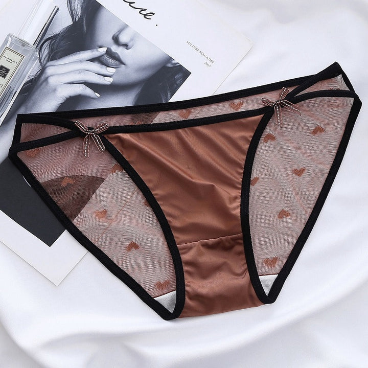 Slip avec un motif coeur