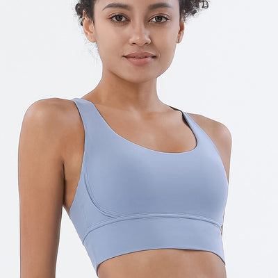 Soutien-gorge de sport à bretelles croisées