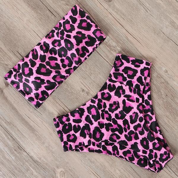 Maillot de bain deux pièces sans bretelles