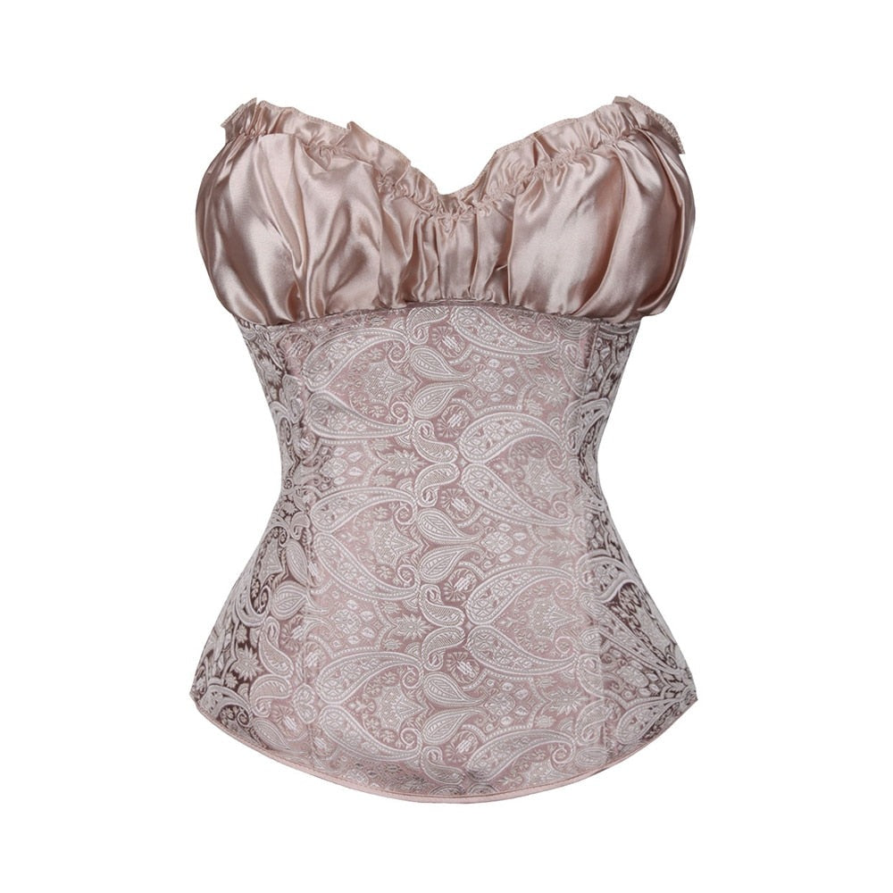 Corset en satin