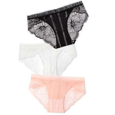 Culotte en dentelle 3 pièces