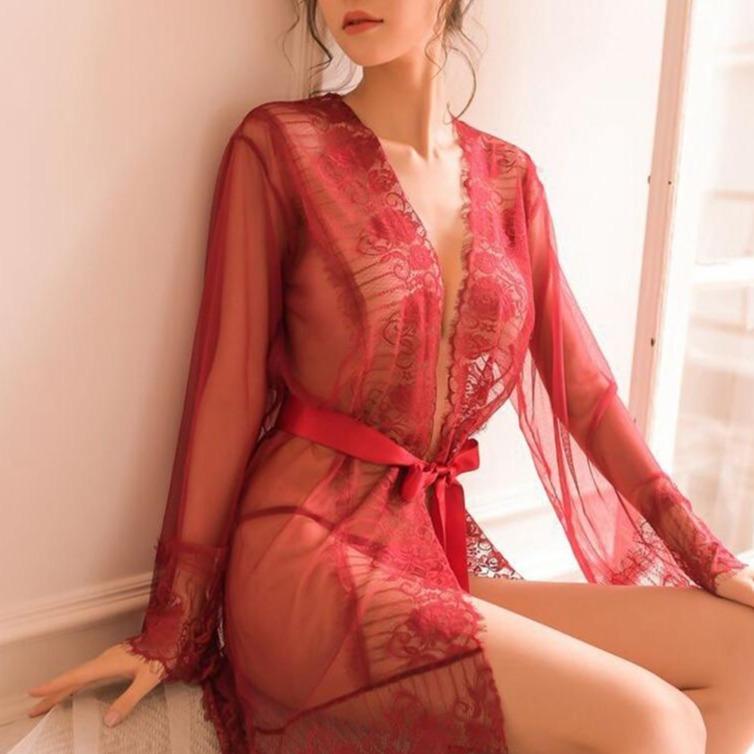 Peignoir transparent