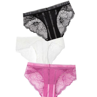 Culotte en dentelle 3 pièces