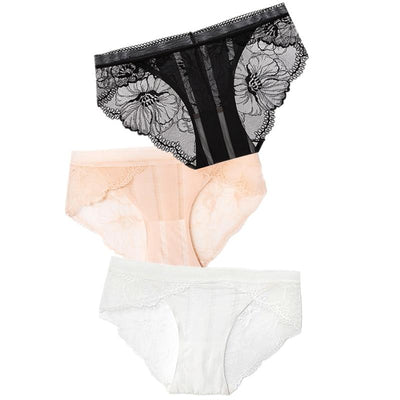 Culotte en dentelle 3 pièces