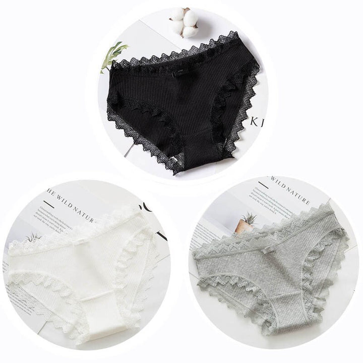Slip en coton 3 pièces