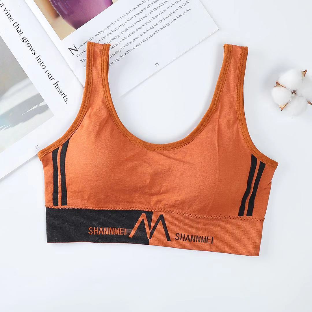 Brassière de sport avec inscriptions