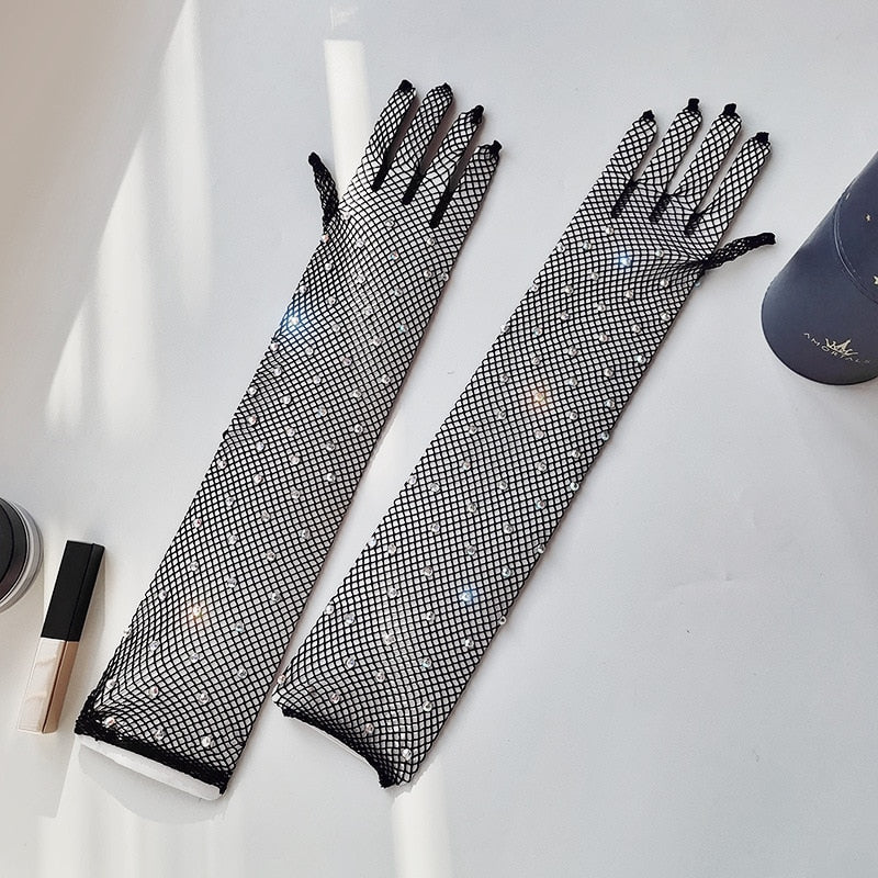 Gants résille