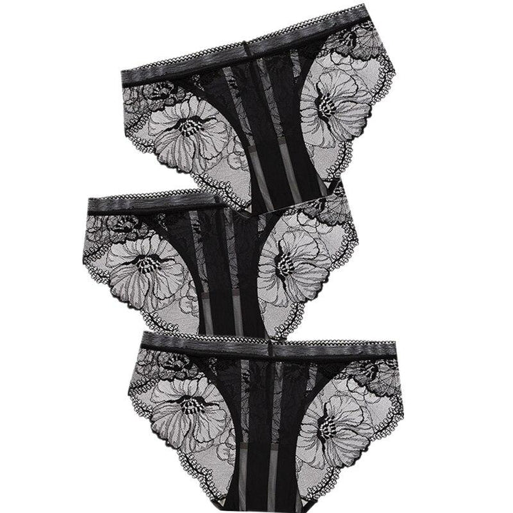 Culotte en dentelle 3 pièces