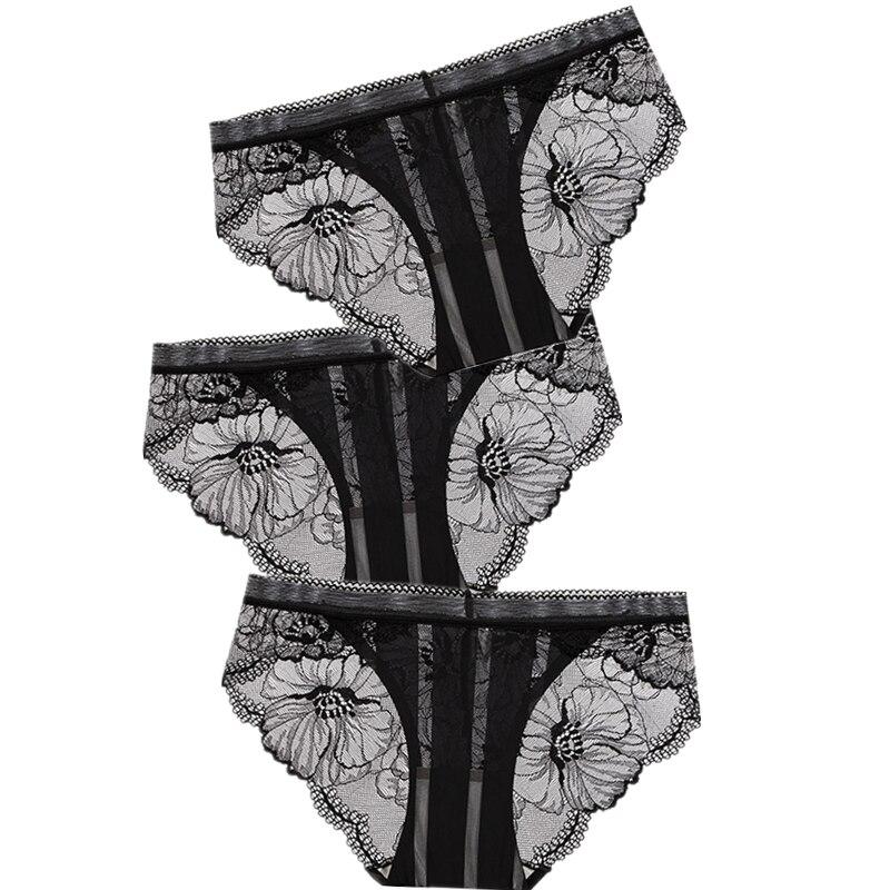 Culotte en dentelle 3 pièces