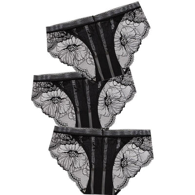 Culotte en dentelle 3 pièces