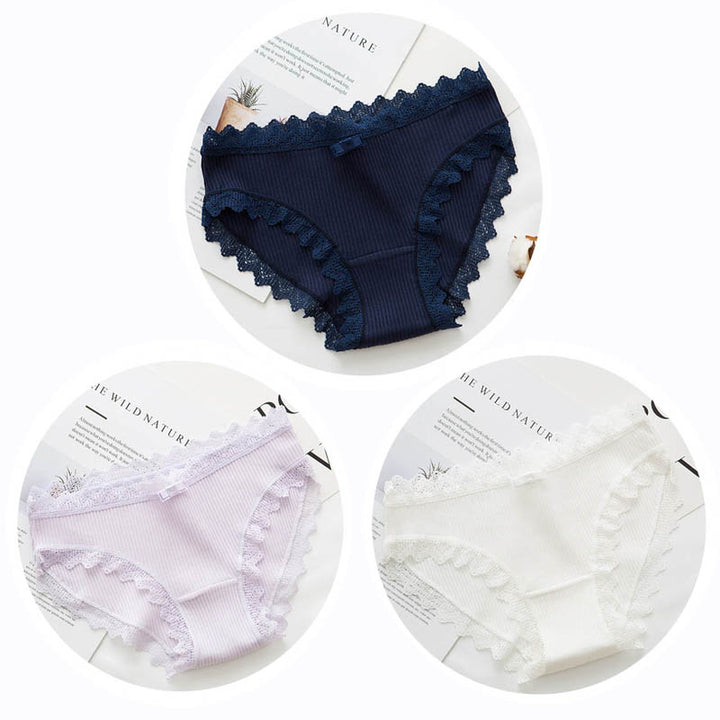 Slip en coton 3 pièces