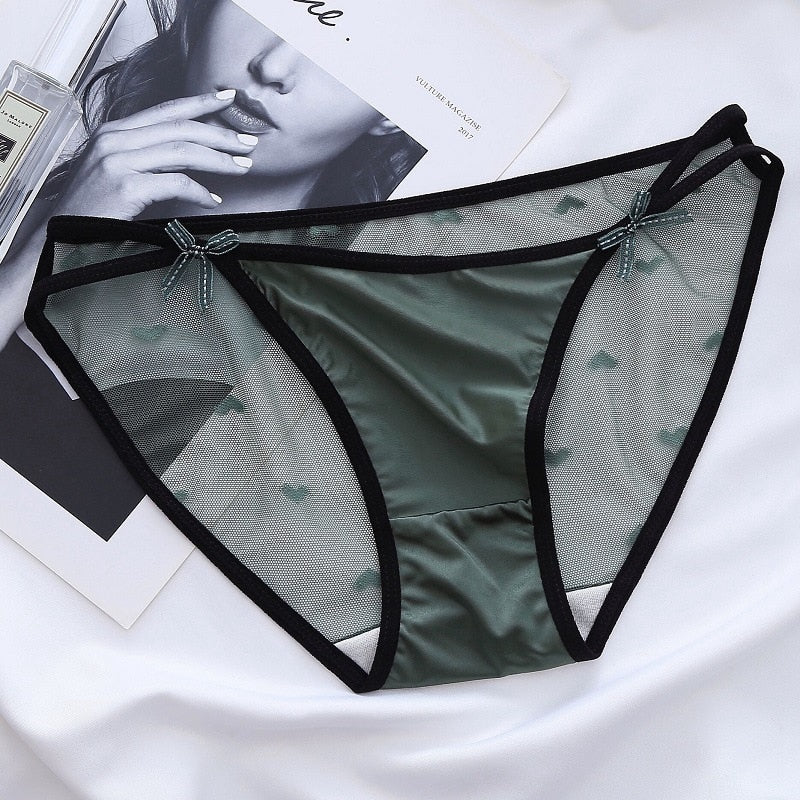 Slip avec un motif coeur