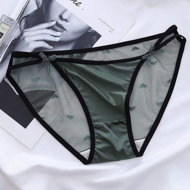 Slip avec un motif coeur