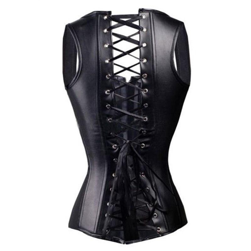 Corset en cuir