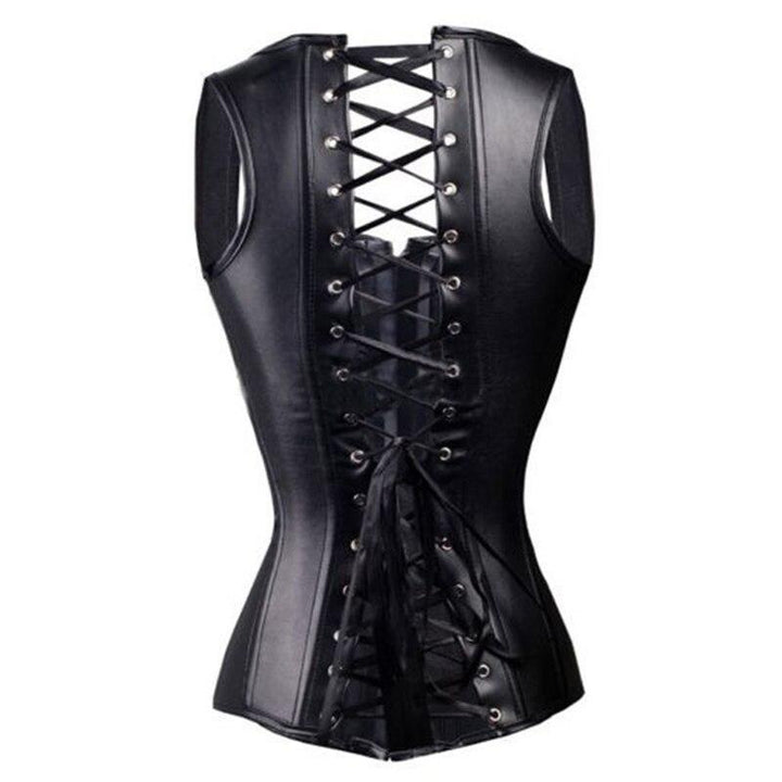 Corset en cuir