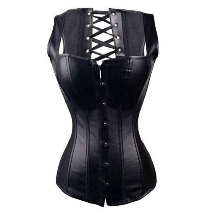 Corset en cuir