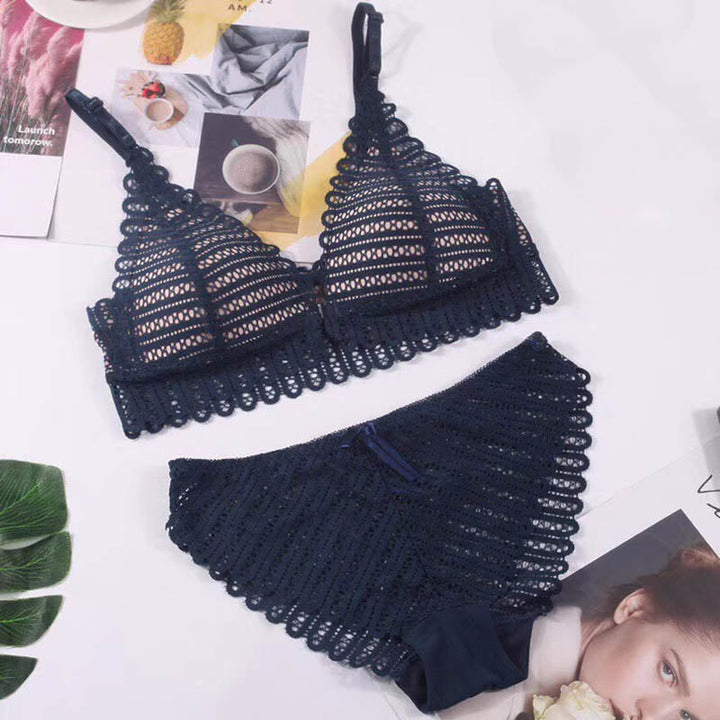 Un ensemble de sous-vêtements en dentelle