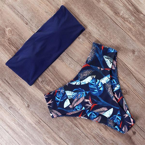 Maillot de bain deux pièces sans bretelles