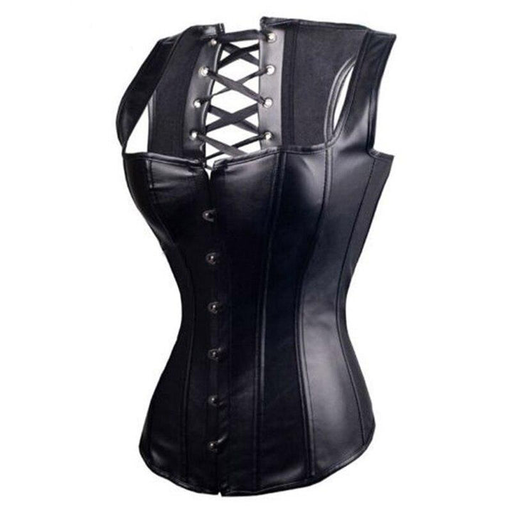 Corset en cuir