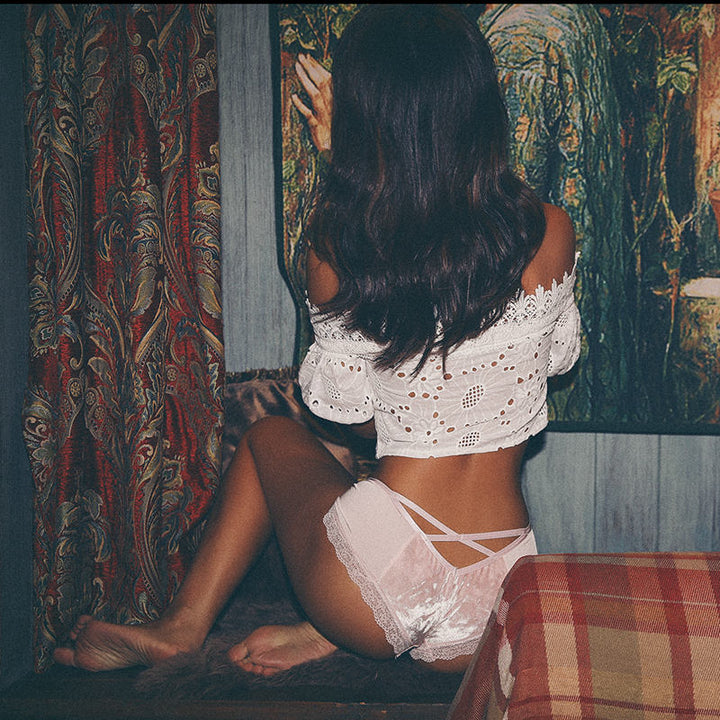 Slip avec dentelle