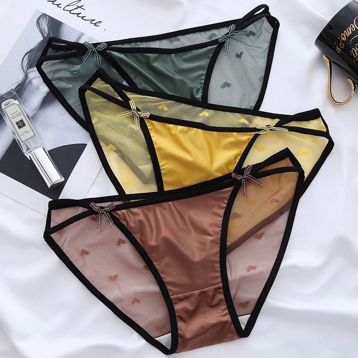 Slip avec un motif coeur