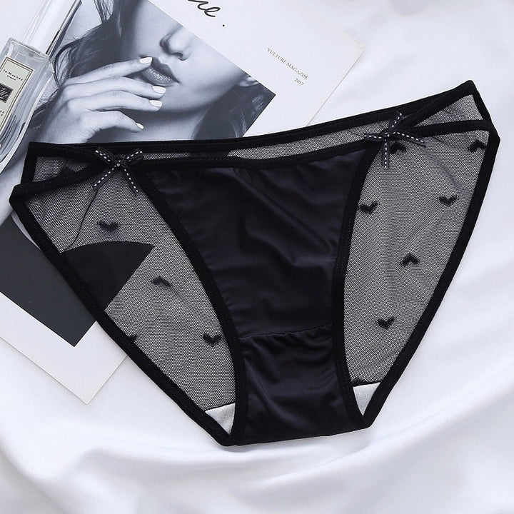 Slip avec un motif coeur