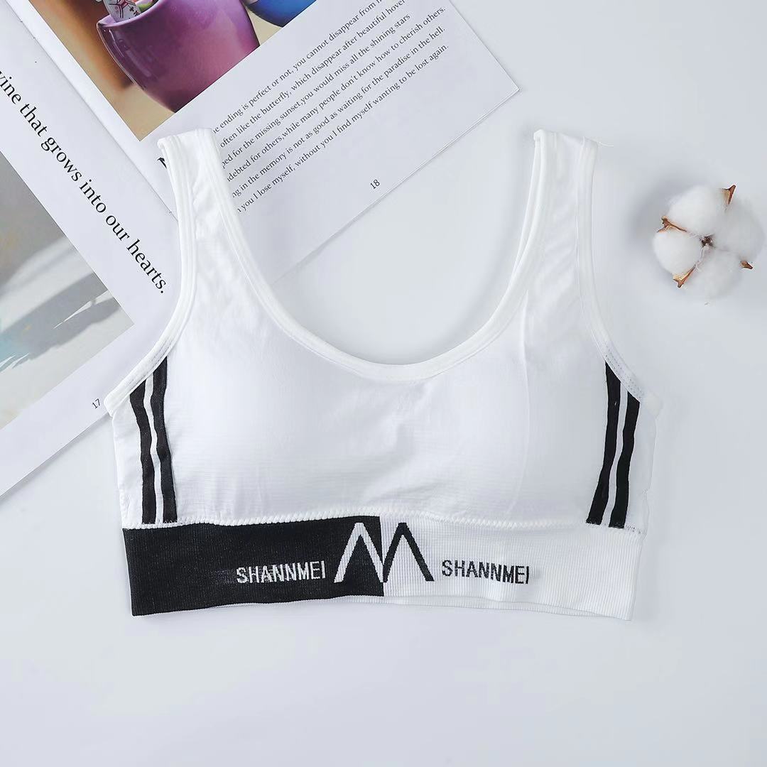 Brassière de sport avec inscriptions