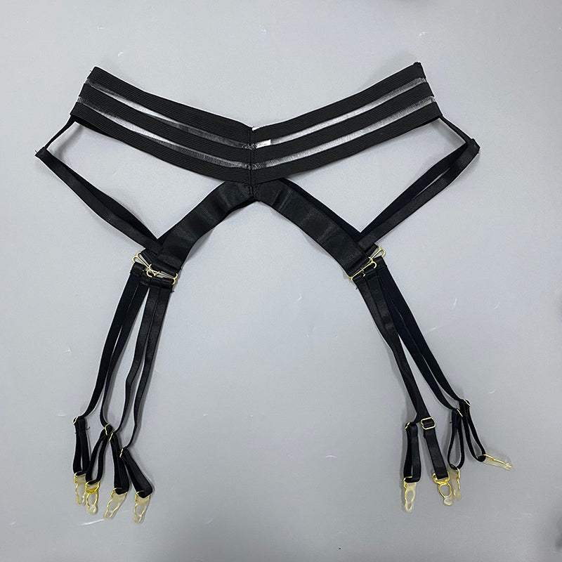 Ensemble de sous-vêtements rayés 3 pièces