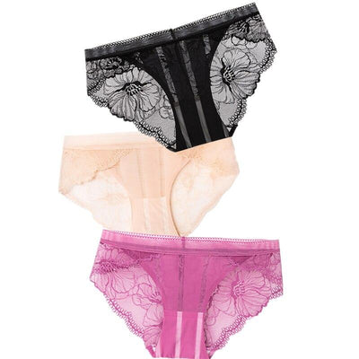 Culotte en dentelle 3 pièces