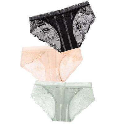 Culotte en dentelle 3 pièces