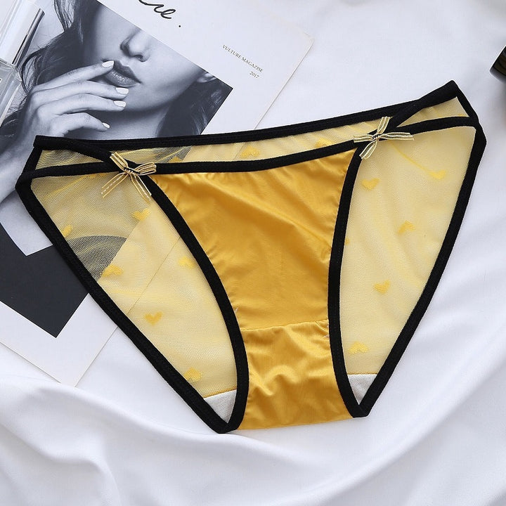 Slip avec un motif coeur