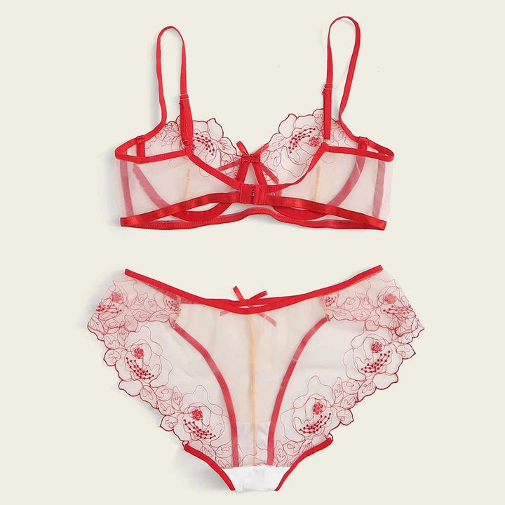 Ensemble transparent de sous-vêtements