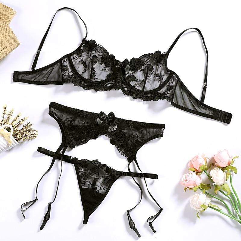 Ensemble de sous-vêtements en dentelle