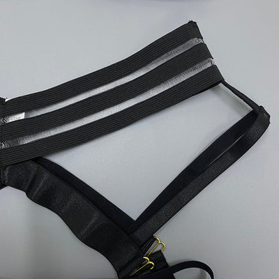 Ensemble de sous-vêtements rayés 3 pièces