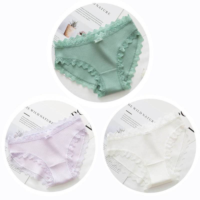 Slip en coton 3 pièces