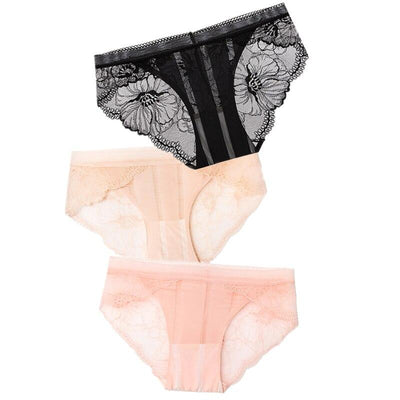 Culotte en dentelle 3 pièces
