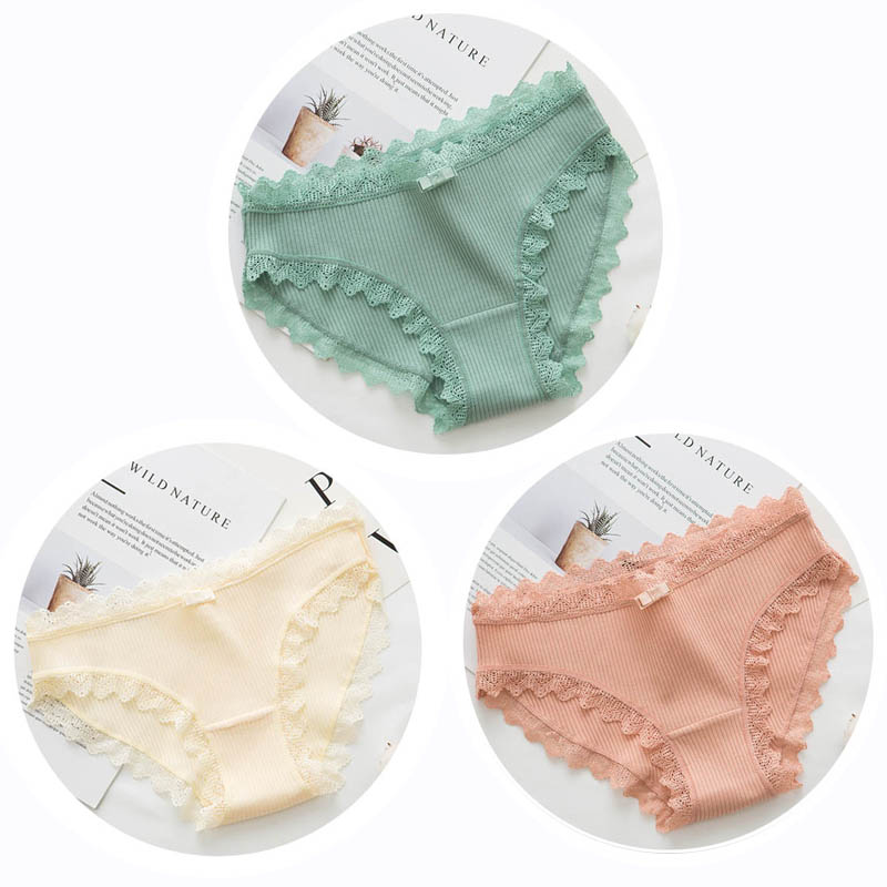 Slip en coton 3 pièces