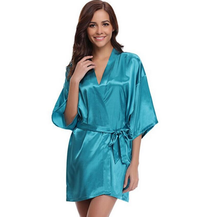 Peignoir en satin