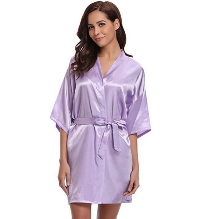 Peignoir en satin